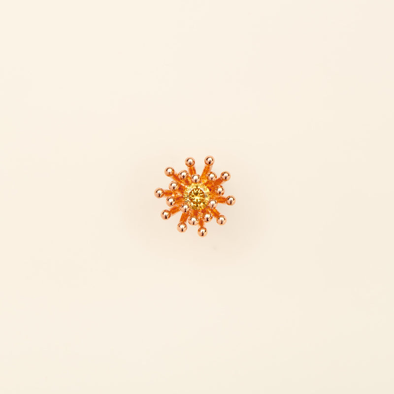 Le petit Cactus Vanille Stud Yellow Diamond