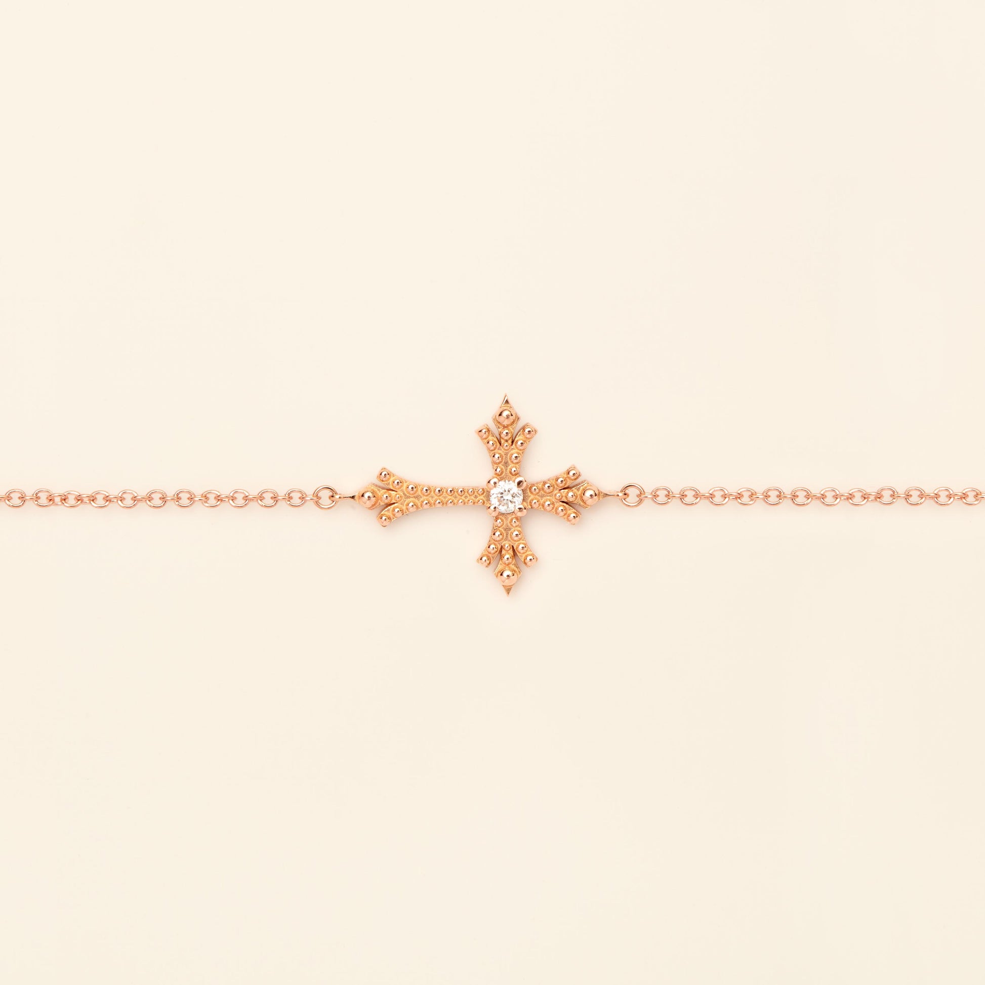 Maria Bracelet Diamond Pink Gold Mellerio
