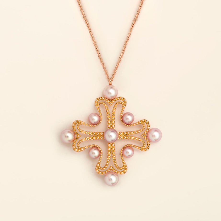 Nina Necklace Pink Gold Mellerio
