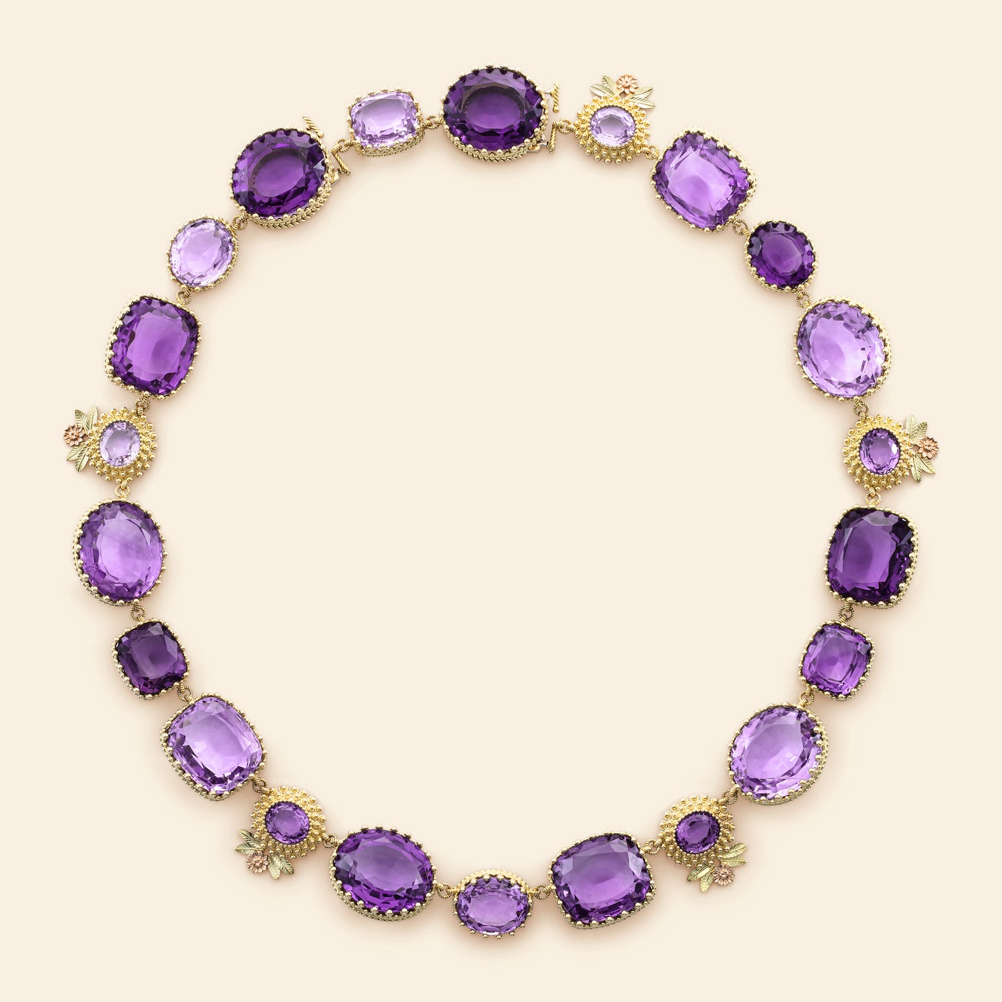 Pierreries Necklace Amethysts