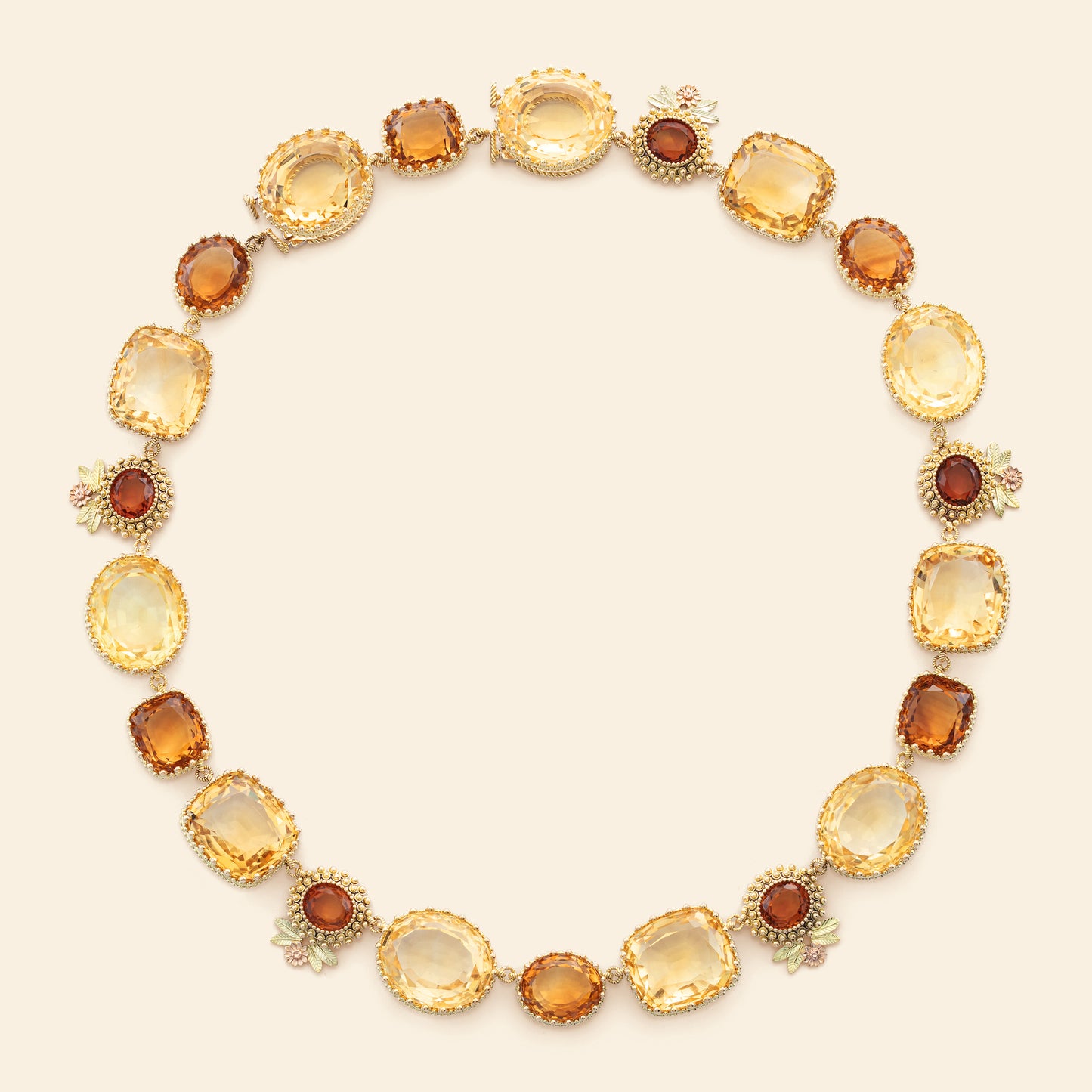 Pierreries Necklace Citrines