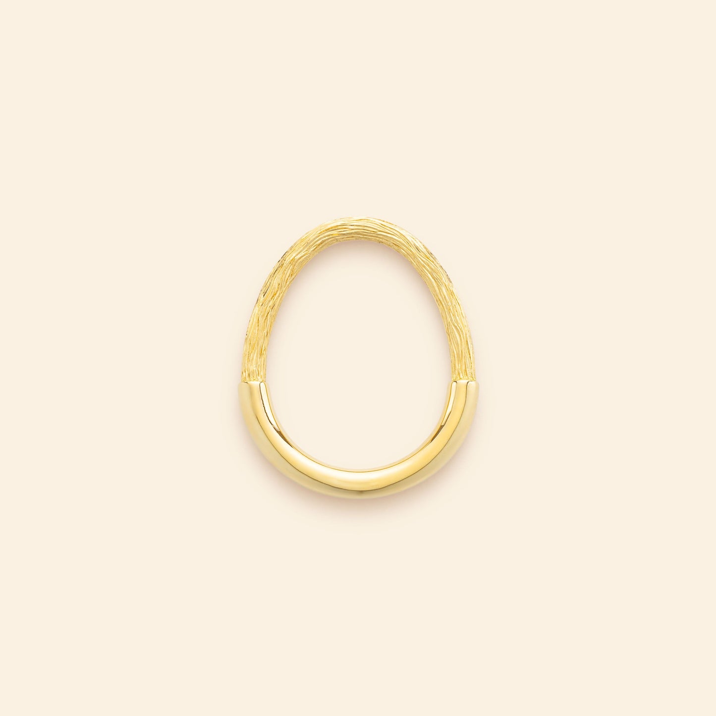 Riviera chasing band Yellow gold