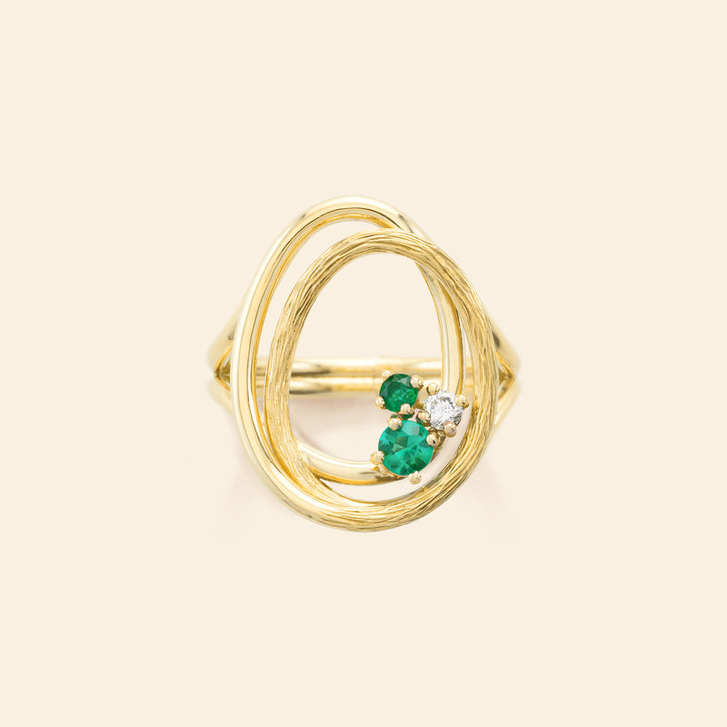 Riviera Ring MM Emerald