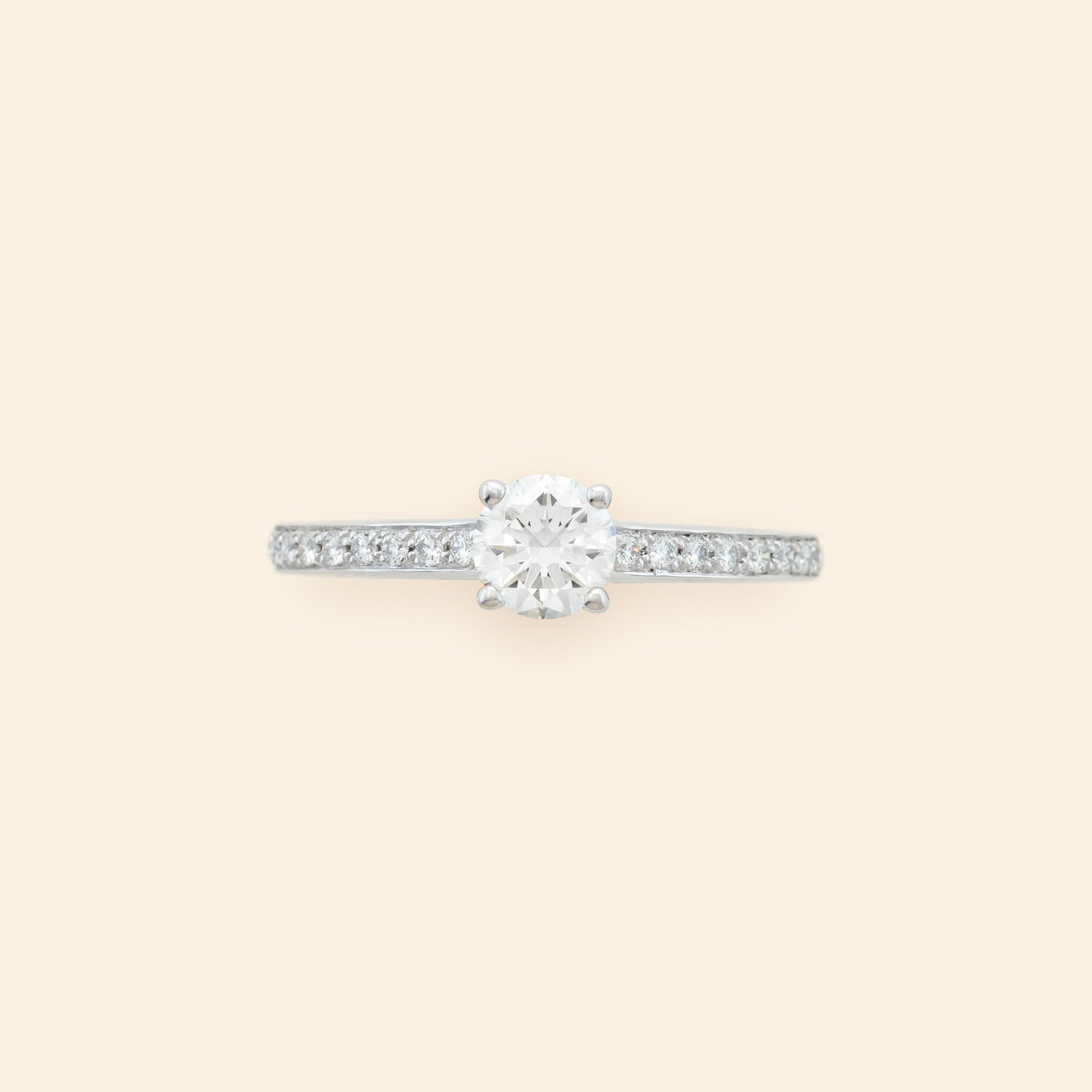 Solitaire Precious White gold